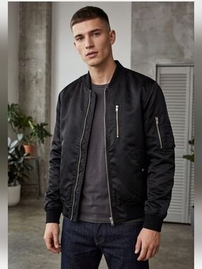 Neuw Black Bomber Jacket